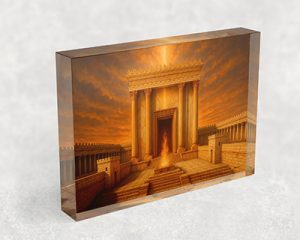 8005 – בלוק של בית המקדש בגווני שקיעה מרהיבים