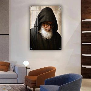 1303 – ציור של רבי אלעזר אבוחצירא על זכוכית או קנבס