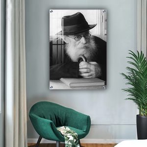 5647 – תמונה של הרב החזון איש – הרב אברהם ישעיהו קרליץ על קנבס או זכוכית