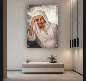 1161 – ציור מודרני של בבא סאלי על קנבס או זכוכית