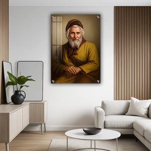 1709 – ציור של רבי יעקב אבוחצירא להדפסה על קנבס או זכוכית