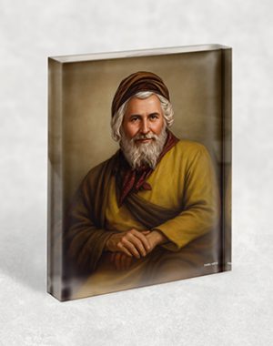 1709 – תמונה של רבי יעקב אבוחצירא – "אביר יעקב" על בלוק שולחני