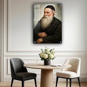 323 – ציור של בעל התניא (האדמו"ר הזקן) – רבי שניאור זלמן מלאדי להדפסה