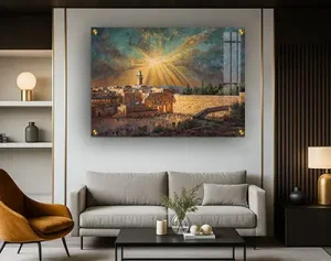 8540 – ציור של הכותל המערבי על קנבס או זכוכית מחוסמת
