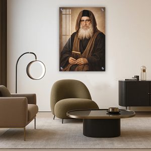1401 – ציור ראליסטי של רבי מאיר אבוחצירא – בבא מאיר על קנבס או זכוכית