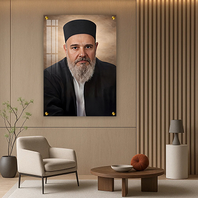 ציור של רבי שלום אבוחצירא