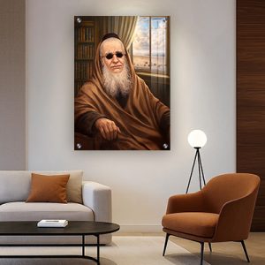 5751 – ציור של רבי דוד בן ברוך להדפסה על קנבס או זכוכית