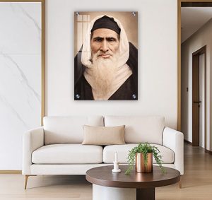 5771 – ציור של רבי יחיא אדהאן מיהדות מרוקו על קנבס, זכוכית או פרספקס