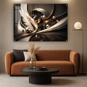 AB-5 תמונת אבסטרקט תלת מימד מרהיבה לבית