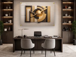 AB-60 תמונת אבסטרקט תלת מימד לבית או למשרד