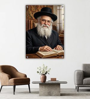 1748 – ציור של הרב יורם אברג'ל להדפסה על קנבס, זכוכית או פרספקס