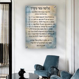 2001 – תמונה מעוצבת של שלושה עשר עיקרים על קנבס או זכוכית