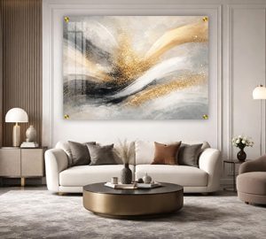 AB-201 תמונת אבסטרקט מודרנית לבית או משרד להדפסה איכותית