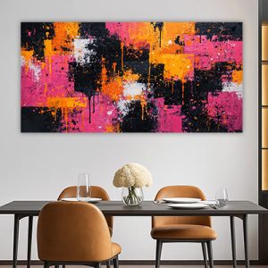 AB-209 תמונת אבסטרקט מודרנית וצבעונית לבית או למשרד