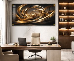 AB-221 תמונת אבסטרקט מודרנית בתלת מימד לבית או למשרד