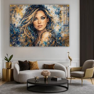 W-43 –  תמונה של אישה לסלון או חדר שינה להדפסה