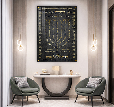 ברכת למנצח מפוארת עם שמות קודש וברכת הכהנים