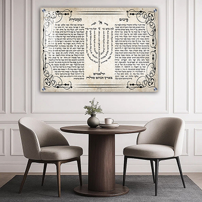 ברכת פטום הקטורת עם מנורת למנצח