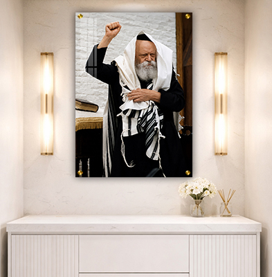 תמונה של הרבי מלובביץ' מעודד